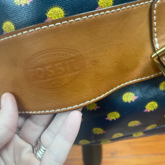 Fossil Hedgehog Laptop, Work or School Bag EUC - Picture 4 of 16